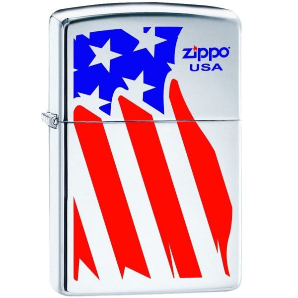 Zippo Briquet tempete - Hommage au Drapeau - Made in USA www.boutiquestgermain.com