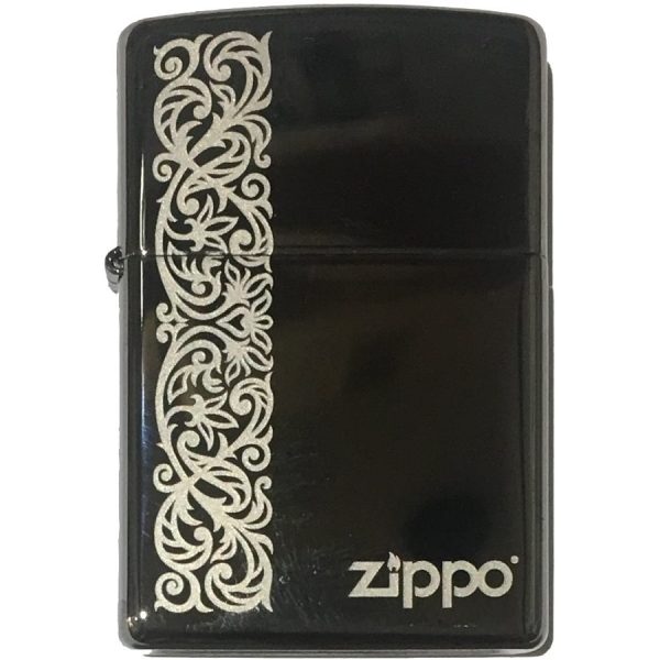 Zippo - Briquet tempete - Victorian Floral - Metal Vieux Fusil - Collector - Made in USA