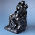 Statue Le Baiser de Rodin de 24cm.