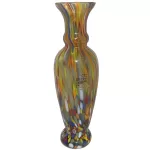 Un joli vase en verre soufflé de Murano / Italie parfait pour une rose