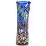 murano verre - vase bleu - www.boutiquestgermain.com