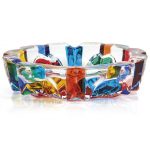 Cendrier en cristal de Murano dans le plus pur style déco de l'ile - www.boutiquestgermain.com