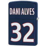 Voici le briquet Tempete Zippo Dani Alves PSG COLLECTOR au nom du joueur brésilien.