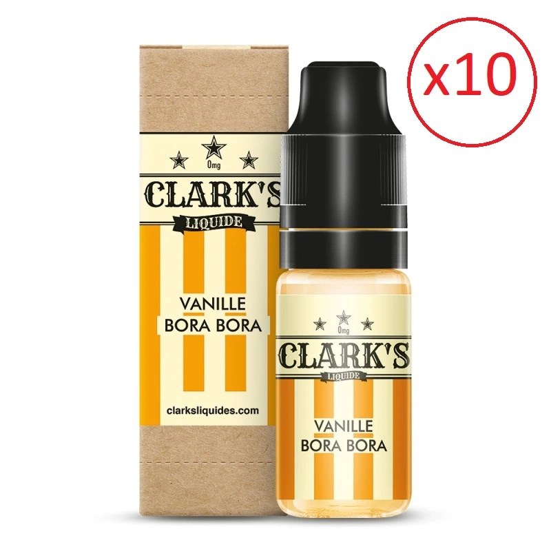 E liquide Vanille Bora Bora 6 mg Premium de chez Clarks