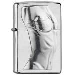 photo du briquet zippo torse femme www.boutiquestgermain.com