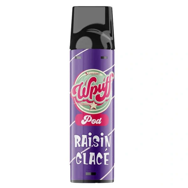 Pod Wpuff Raisin-Glace Préremplis Liquideo : taux de nicotine 1,7% | Vendu par Lot de 5 à SUPER PRIX | LIVRAISON GRATUITE pour la France Métropolitaine. | www.boutiquestgermain.com