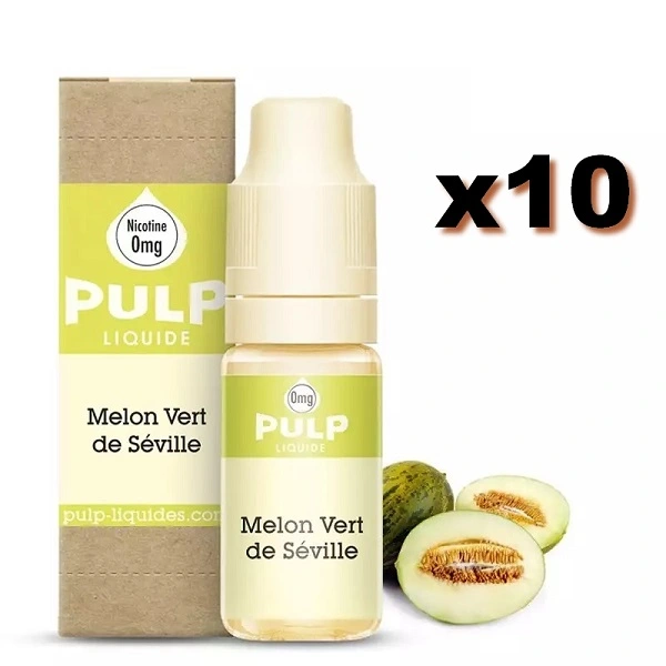 Le gout d'un bon Melon plein de soleil et de jus avec cet E-Liquide Melon Vert de Seville, PULP en 3mg. Taux de PG/VG 70/30. 10 flacons de 10 ml. Fabriqué en France. www.boutiquestgermain.com