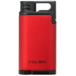 photo du Briquet Colibri Belmont noir et rouge - www.boutiquestgermain.com